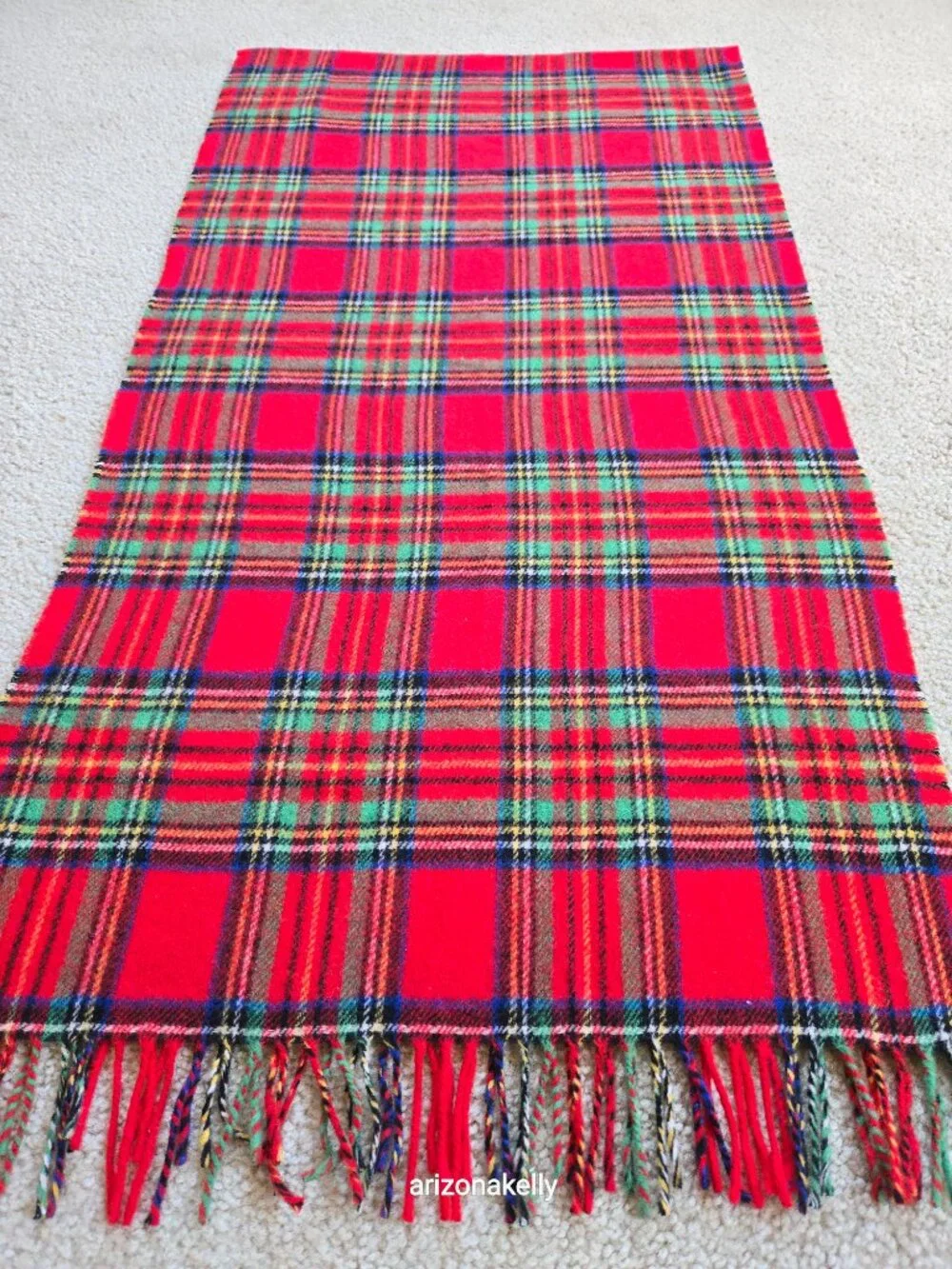 NWOT J. Crew Tartan Plaid Wool Blend Scarf